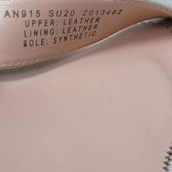 J.Crew Womens Heel Shoes Size 9 Ivory Leather Simple Slingback Open Toe Sandalsl - Picture 7 of 8